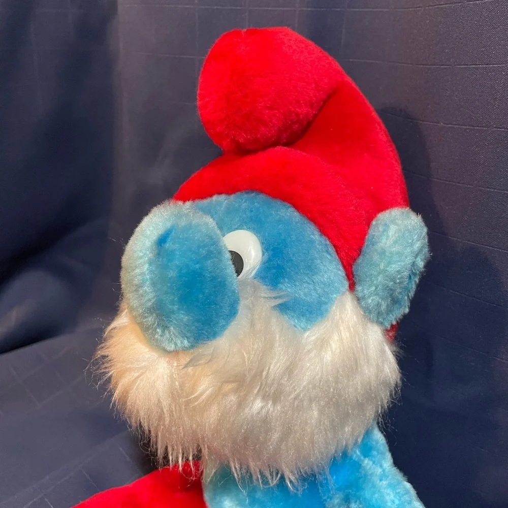VTG 1979 Wallace Berrie & Co. Peyo ‘Papa Smurf’ plush 11” tall - Picture 4 of 10